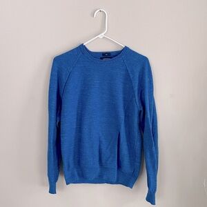 Men’s J. Crew Slim Fit 100% Cotton Lightweight Crewneck Sweater Blue Size M